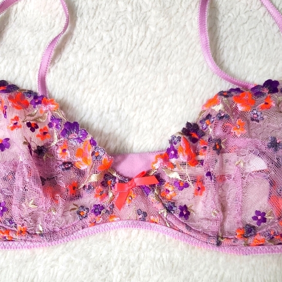New!For Love and Lemon Bloom Lace Bra - Picture 6 of 10